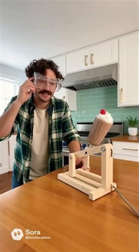 Milkshake Catapult FAIL – Hilarious Kitchen Explosion!