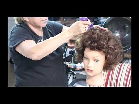 A to Z Cosmetology Circular Roller Set Comb Out