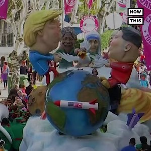7.2M views · 27K reactions | People are mocking President Trump in Carnival parades all around the world | NowThis Impact | Facebook