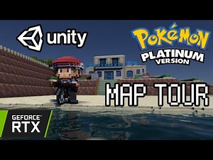 Pokemon Platinum Remake (Unity) - Map tour [RTX ON]