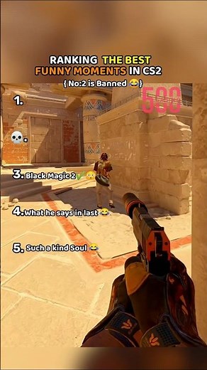 Ranking Top 5 Funny Moments in Cs2 😂 #cs2 #cs2memes