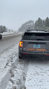 1.5M views · 13K reactions | This is US HWY 85 in the Deadwood area. Roads are snow covered and slick in spots. Increase your following distance, slow down, and give yourself plenty of time to arrive at your destination. Remember to always wear your seatbelt and have a winter storm kit! #keepSDsafe | South Dakota Highway Patrol | Facebook