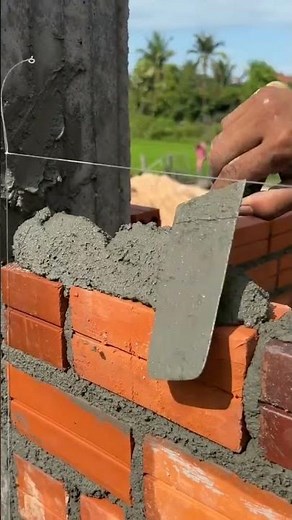 How to Install Anchor on Brick – Strong Wall Connection Techniques! #bricklaying 🧱🧱