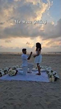 A surprise before our wedding #storytime #proposalstory #proposal #surpriseproposal #goa