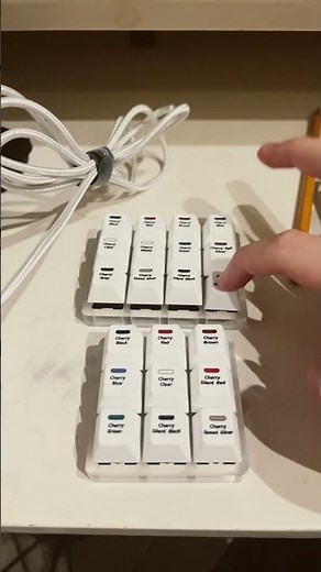 Cherry MX Keyboard/Keypad Red Switch Testing ASMR