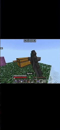 I build totem farm in Minecraft Bedrock | #minecraft subscribe ☺️