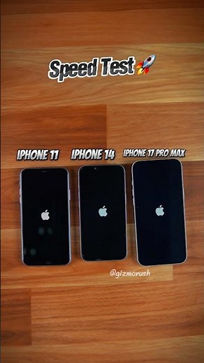 iPhone 17 Pro Max Vs iPhone 14 Vs iPhone 11 Speed Test