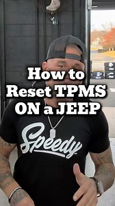 How to reset Tire Light after new Tire Sensors . . #tire #jeep #wrangler | STW Direct