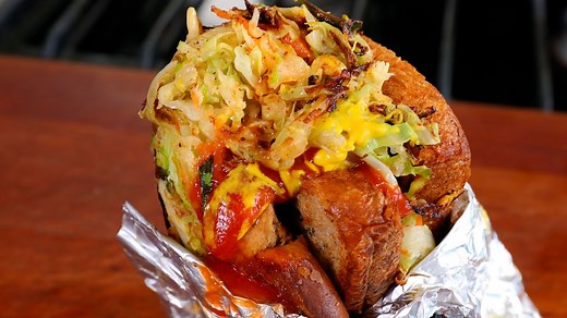 Korean street toast (Gilgeori-toast: 길거리토스트)