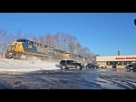 Trains on the CSX Worcester Sub Fall 2024-Fall 2025