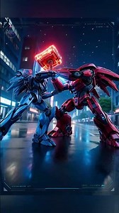 Epic Robot Battle Saga: AQUA-01 vs IGNIS-09 ⚡🤖🔥