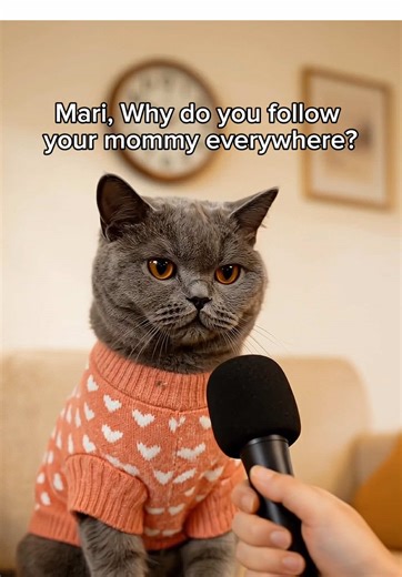 People say a cat’s time moves faster than ours. Maybe that’s why Mari follows me everywhere. I always thought she just wanted snacks. But maybe she just doesn’t want to miss a moment with me. 🥹❤️ #britishshorthair #cat #cutecats #catstiktok #pets