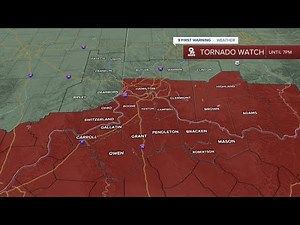 LIVE: Tornado Watch issued as severe weather approaches Cincinnati
