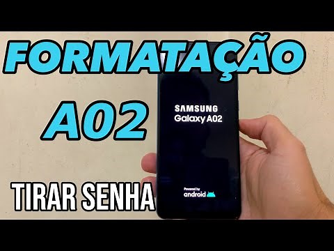 Como formatar Samsung Galaxy A02 - Hard Reset Desbloquear Formatar [Remover Senha]