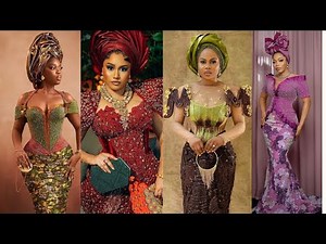 Gorgeous African Wedding Guest Dresses | Pagne & Lace Asoebi Styles for Ladies