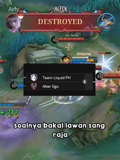 Alter Ego vs Tim Spirit di M7: Hasil dan Analisis