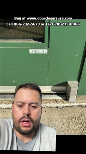 Tubelite Storefront Door Repair! His Hinges Were Wasted! #shorts #doors #construction