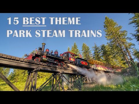 15 Best Theme Park Steam Trains