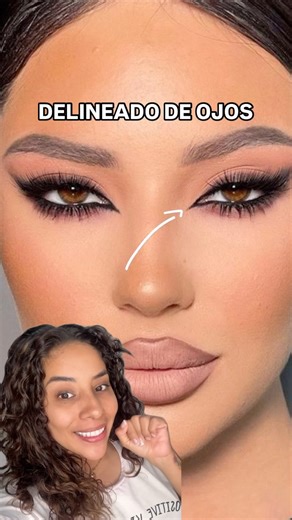 Mafer Benites | Delineado de ojos paso a paso 🔥 aprende a hacer el delineado foxy eyes con este tutorial de maquillaje 🩷 . Yo uso el delineador en gel de... | Instagram