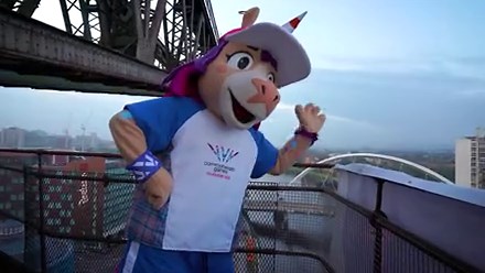 Glasgow 2026 Commonwealth Games mascot unveiled on famous city landmark