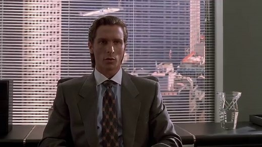American Psycho - Office Interview - 1080 HD