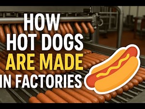 How Hot Dogs Are Made in Factories | From Ingredients to Packaging