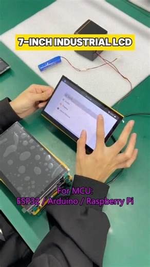 7” Industrial LCD for MCU ESP32 Arduino Raspberry Pi | Full Compatibility#LCD#display #embedded#hmi