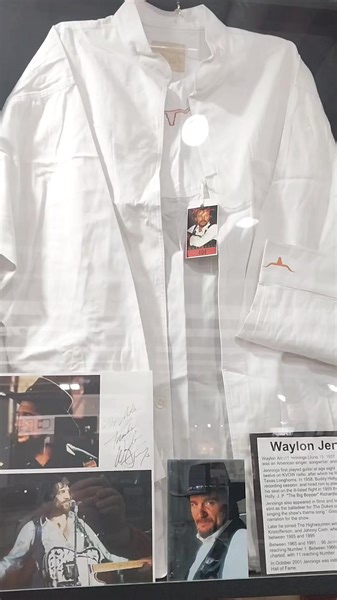 1.7K views · 31 reactions | In memory of Waylon Jennings who died on this day (June 15, 1937 - February 13, 2002) See this shirt once owned by Waylon in the Music Memories Museum Swainsboro Georgia | Music Memories Museum Swainsboro Georgia | Facebook