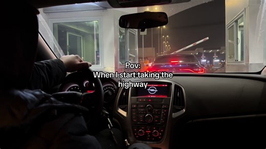 Highway Night Drive POV Experience