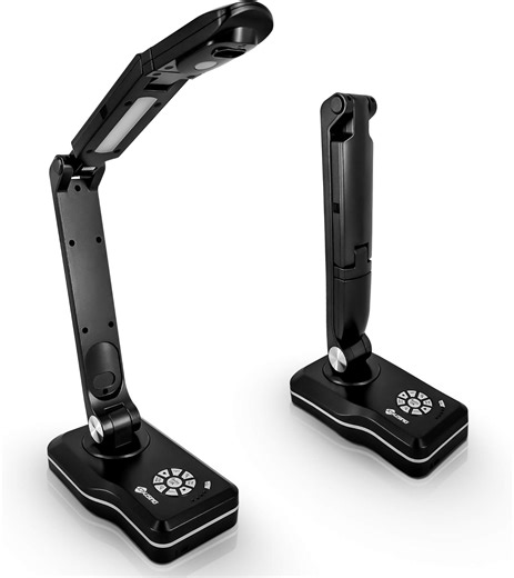 Epicus V508 Document Camera for Teachers – High-Definition Computer Camera – USB Camera for Distance Learning, Video Conferencing – Foldable and Portable Document Camera – Built-in Microphone