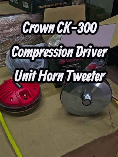 Crown CK-300 Compression Driver Unit Horn Tweeter #crownhorntweeter #horntweeter #tweeter