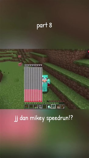 JJ Dan Mikey Speedrunner vs Hunter? - Maizen World Clip Part 8