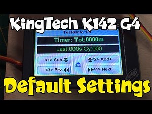 KingTech K142 G4 Turbine - Part 4 - Review of ECU/DRM default settings (4K)