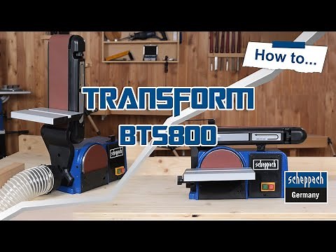 Die Geheimfunktion?! How to... Scheppach BTS800 umrüsten