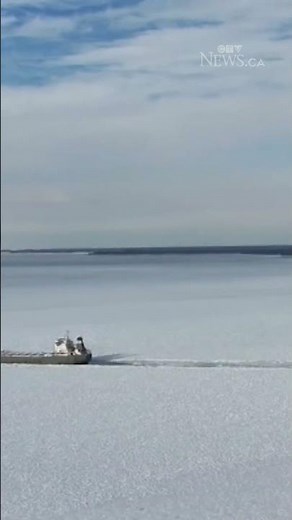 U.S. Coast Guard rescues Canadian Freighter in Lake Erie