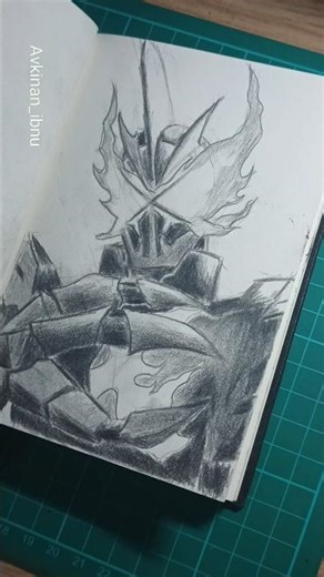 drawing #kamenridersaber primitive dragon #kamenrider #sketch #redraw #fyp