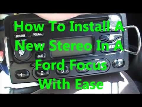 How To Install A NEW Radio In A 2003 Ford Focus ZX3