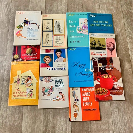 Vintage Amy Vanderbilt Success Program for Women 1960's, Vintage Thrift Books, Vintage Book Set of 12 - Etsy