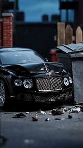 Luxury Bentley Model CRASHES into a Dumpster! 💥🚗💨