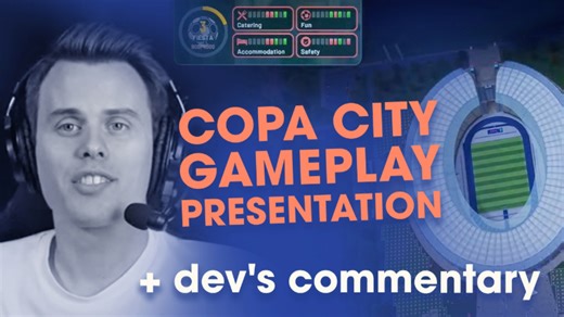 First ever gameplay presentation with developers commentary news - Copa City