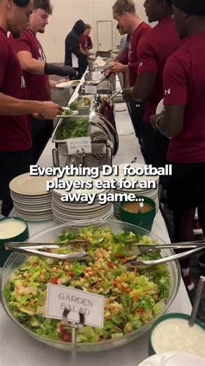 What College Football Players Eat in a Day