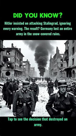 The Battle Hitler Should Have Avoided… But Didn’t #shorts #history