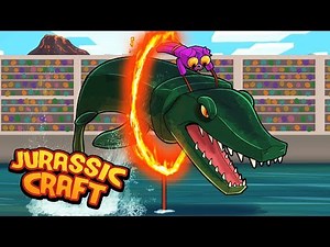 Minecraft Jurassic Craft - TAMING A WILD DINOSAUR!