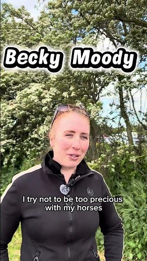 Showjumper Jack Whitaker rides Becky Moody's dressage star Jagerbomb