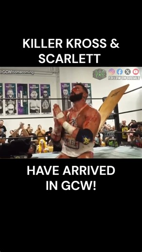 Killer Kross and Scarlett Shock Everyone at GCW! #karrionkross #killerkross #gcwhomecoming