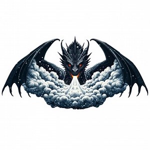 Majestic Dragon Clipart | Fantasy Art Printables (digital Download) Set of 12 Jpgs - Etsy