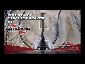 Full POV of the New For 2026 Vekoma Tilt Coaster: Circuit Breaker At Cotaland, Circuit of Americas