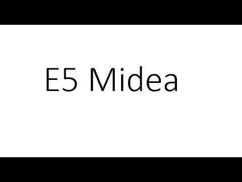 E5 error Midea air source heat pumps