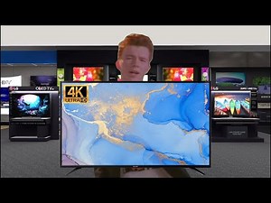 Rick Astley Buys A 4K TV
