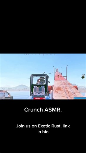 When the crunch sounds so good. Discord.gg/ExoticRust #ASMR #rust #facepunch #rusttok #rusteu #zerg #smoil #largeoilrig #beamer #exoticrust